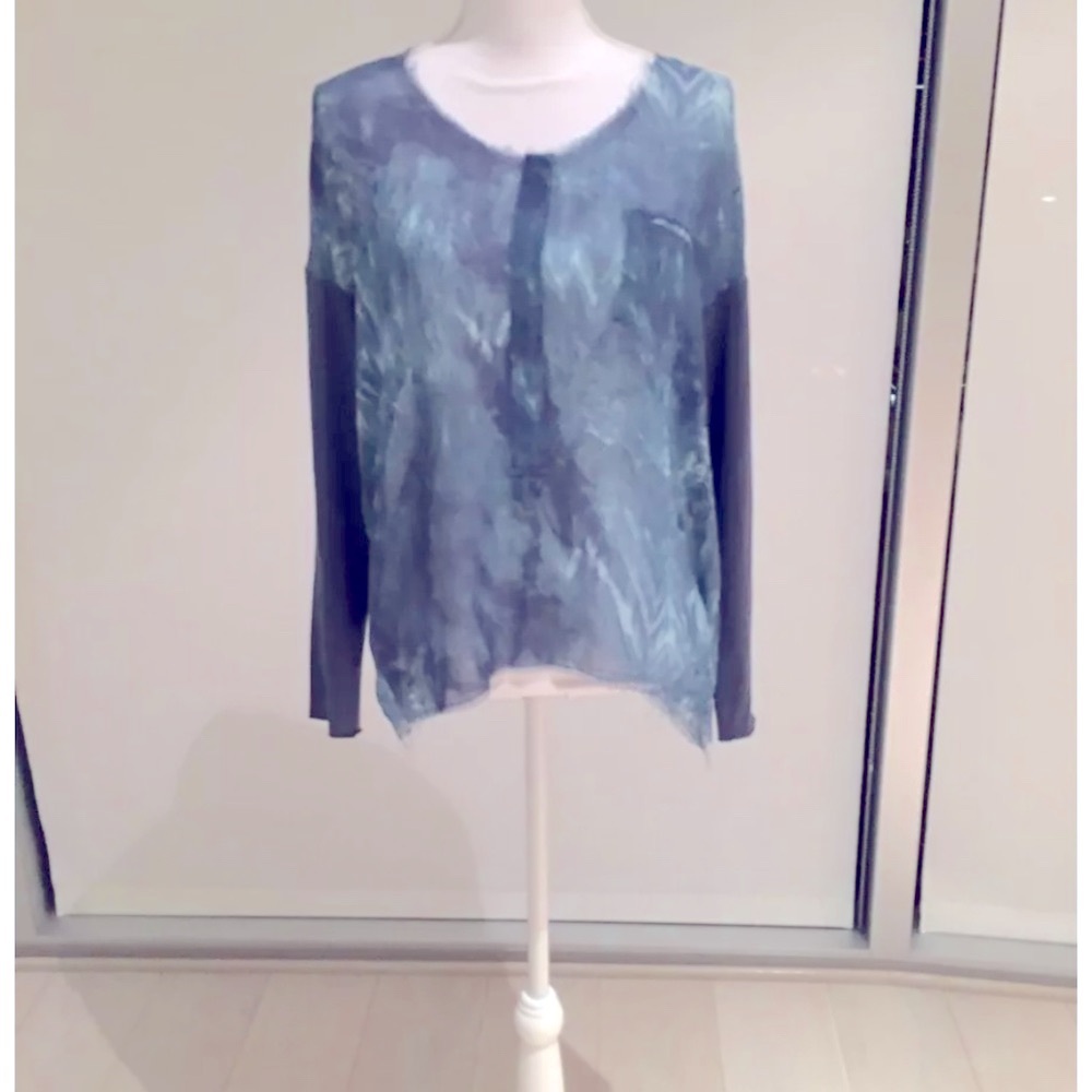 Go By Go Blouse  Size  XS Blue